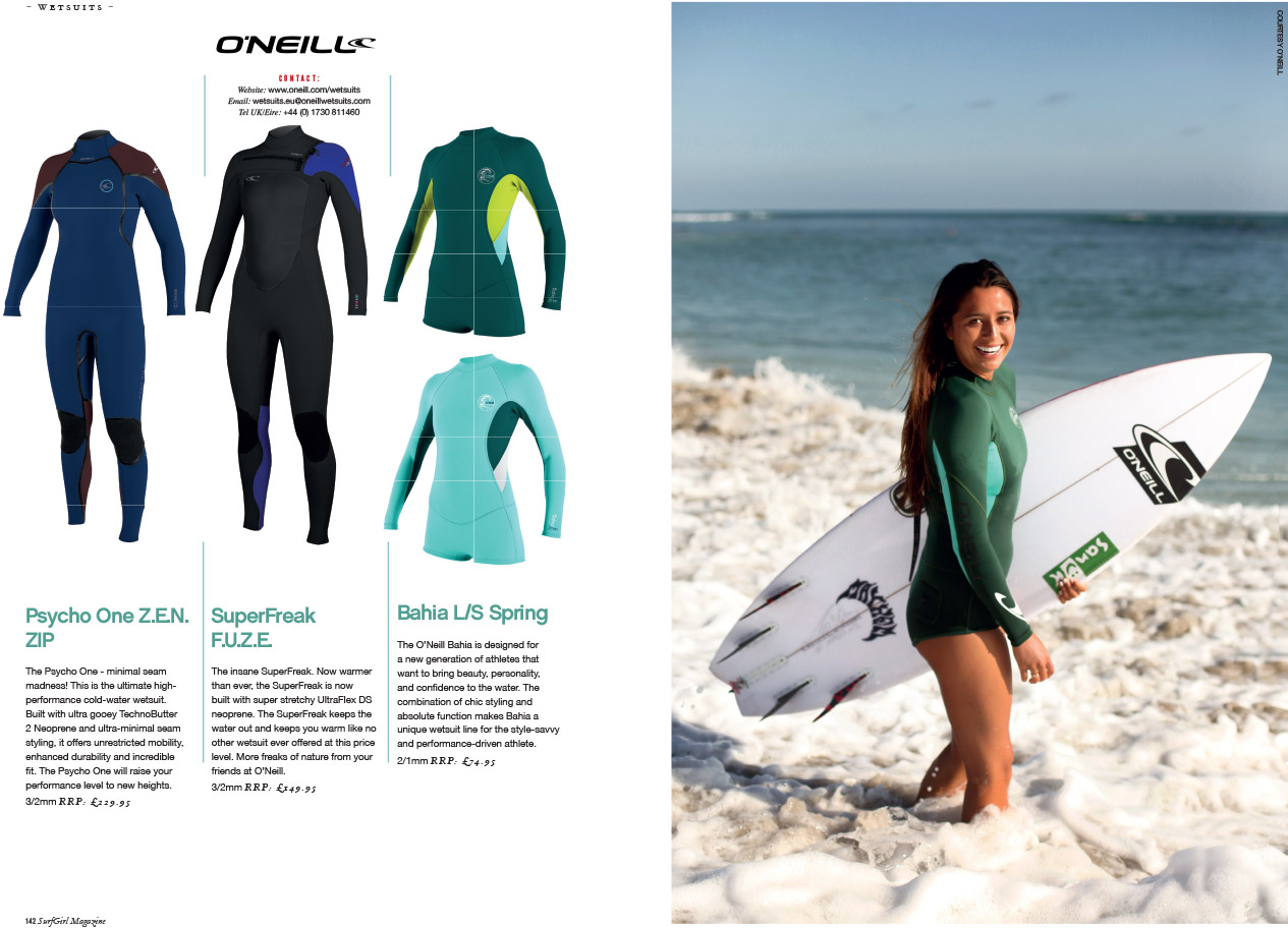 SurfGirl Magazine - Summer Wetsuit Guide