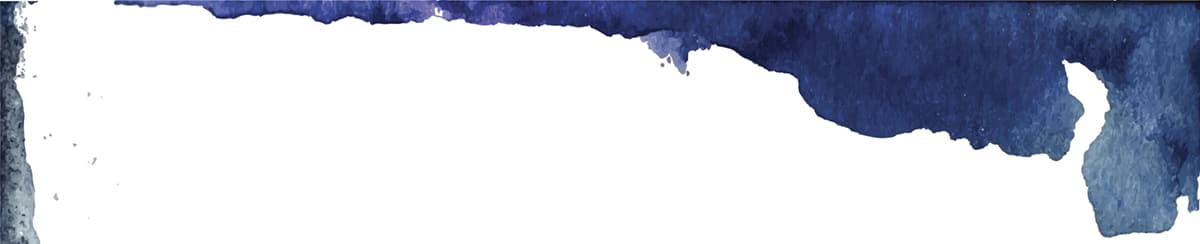 Vector set of watercolor stains, splashes and spots