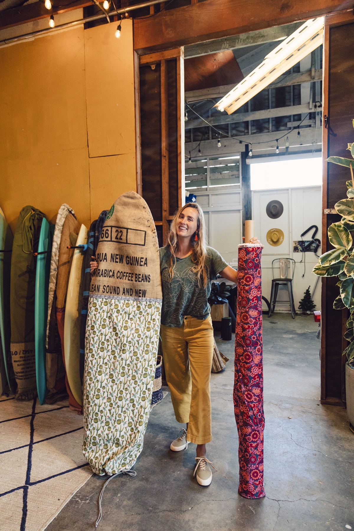 ANNA EHRGOTT, CREATOR OF SAGEBRUSH BAGS IN CALIFORNIA